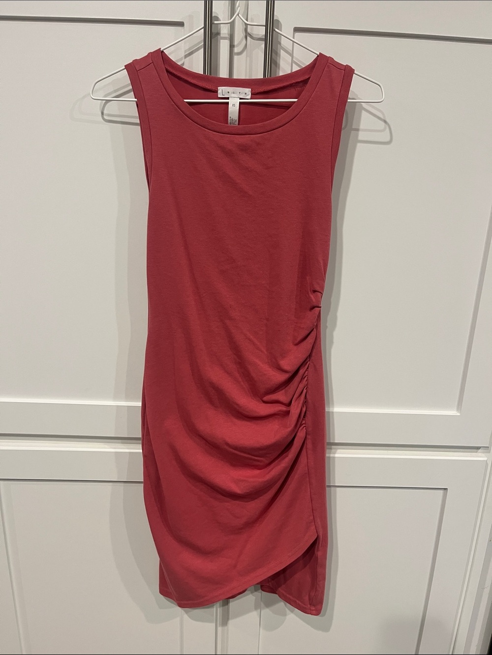 Leith Mini Faux Wrap in Dusty Rose